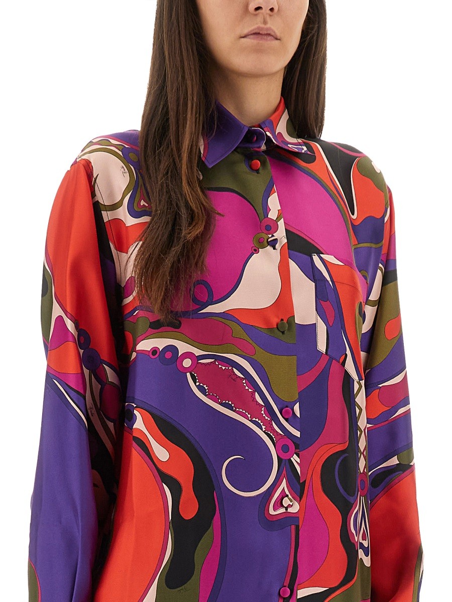 ORCHID PRINT SHIRT