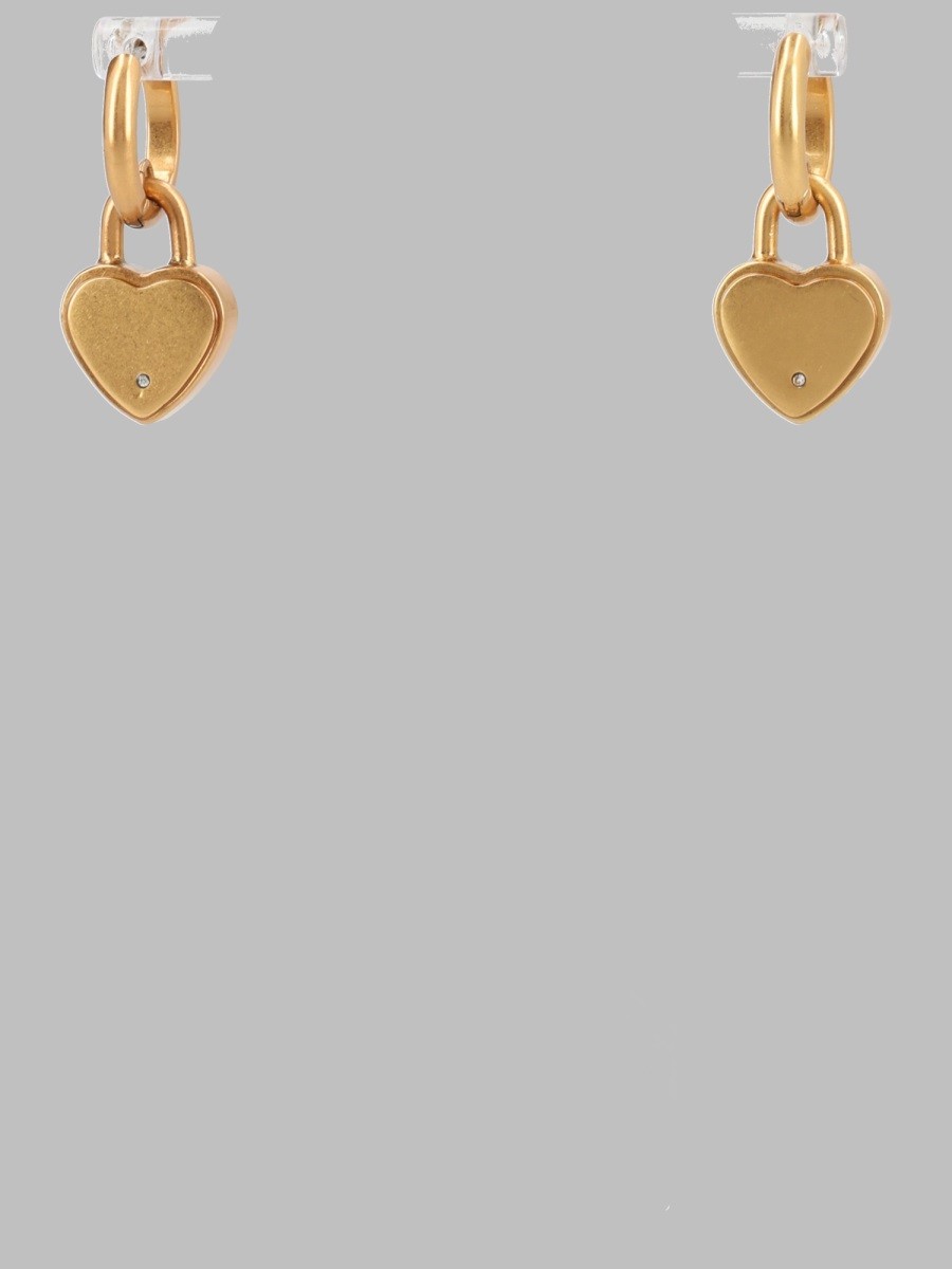 Orecchini "Heart Padlock"
