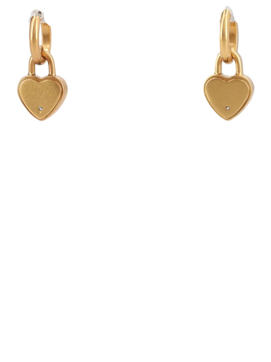Orecchini "Heart Padlock"
