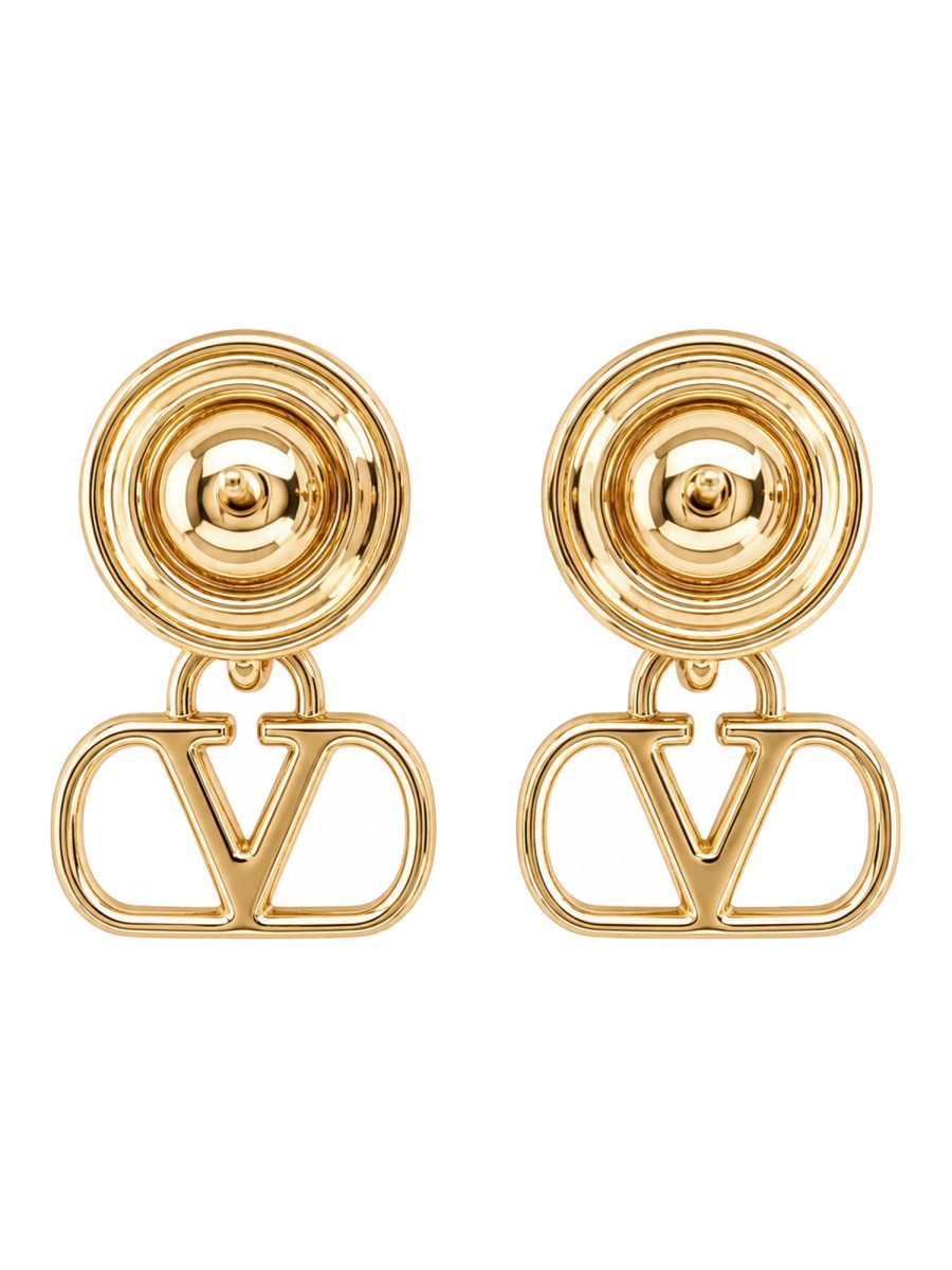 ORECCHINI "VLOGO SIGNATURE" CON STRASS