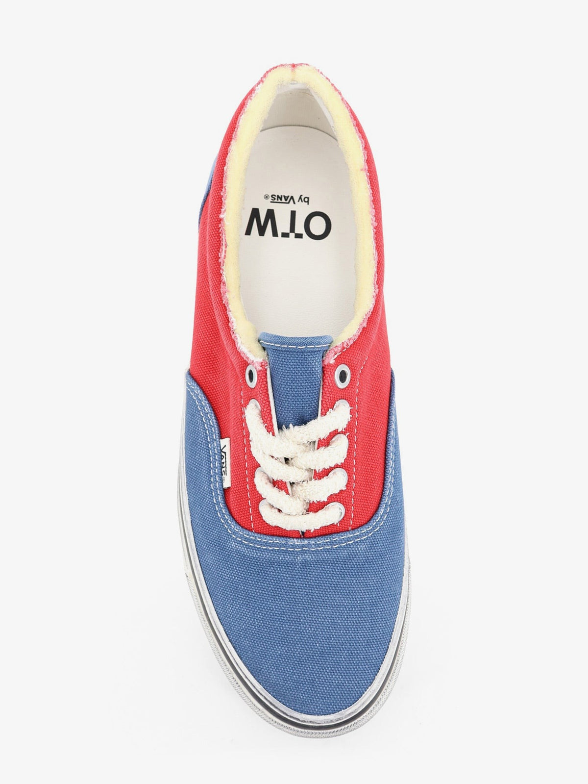 OTW Era 95 DST canvas sneakers with raw cut profile