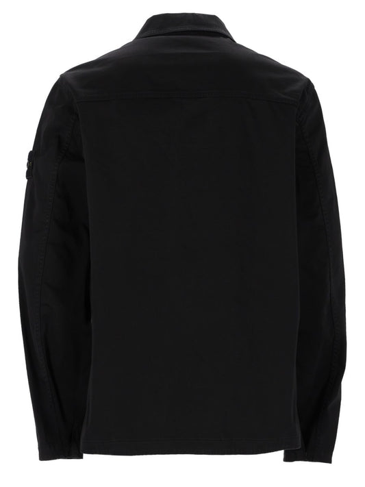 OVERSHIRT CON ZIP E TASCHE SUL PETTO