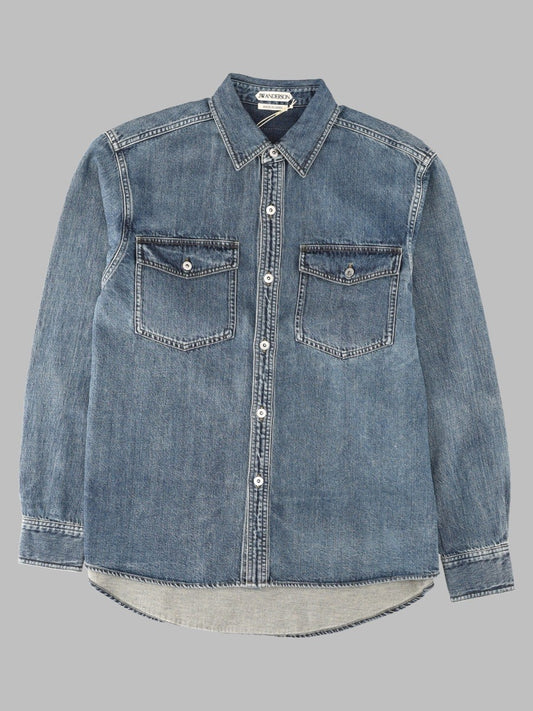 Overshirt In Denim Di Cotone