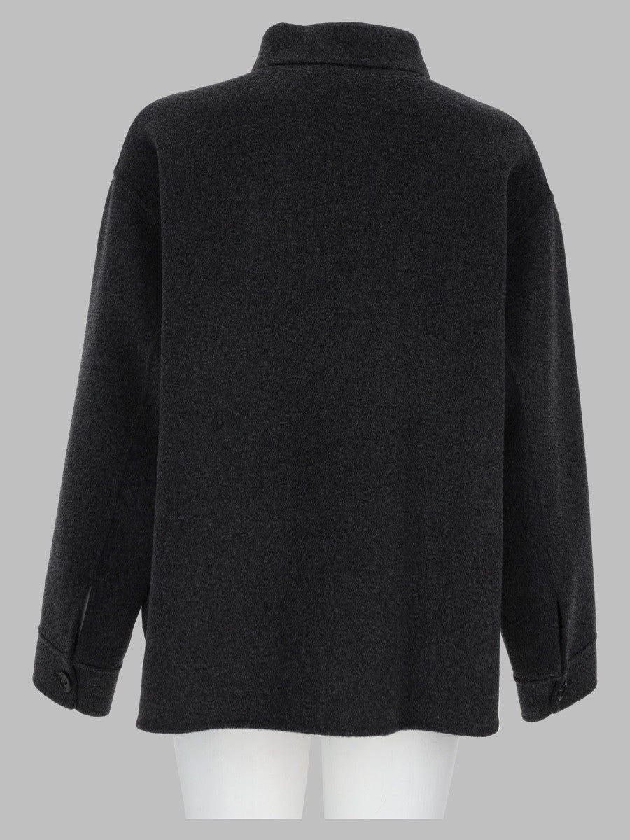 Overshirt in Double di Lana