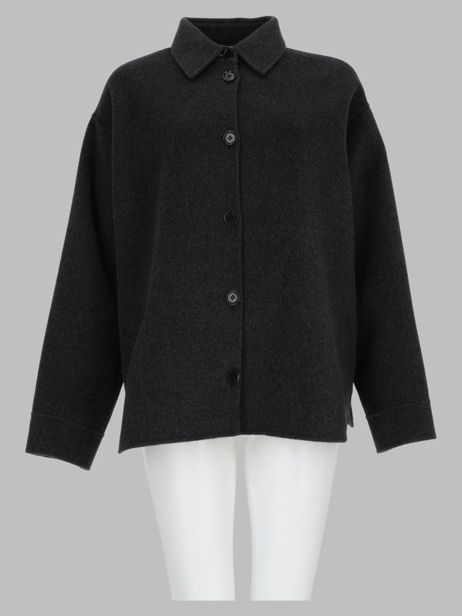 Overshirt in Double di Lana