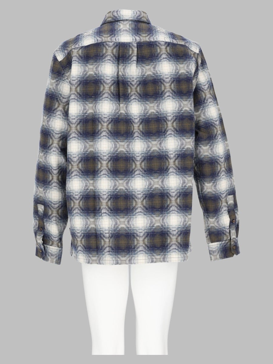 Overshirt in Jacquard di Cotone
