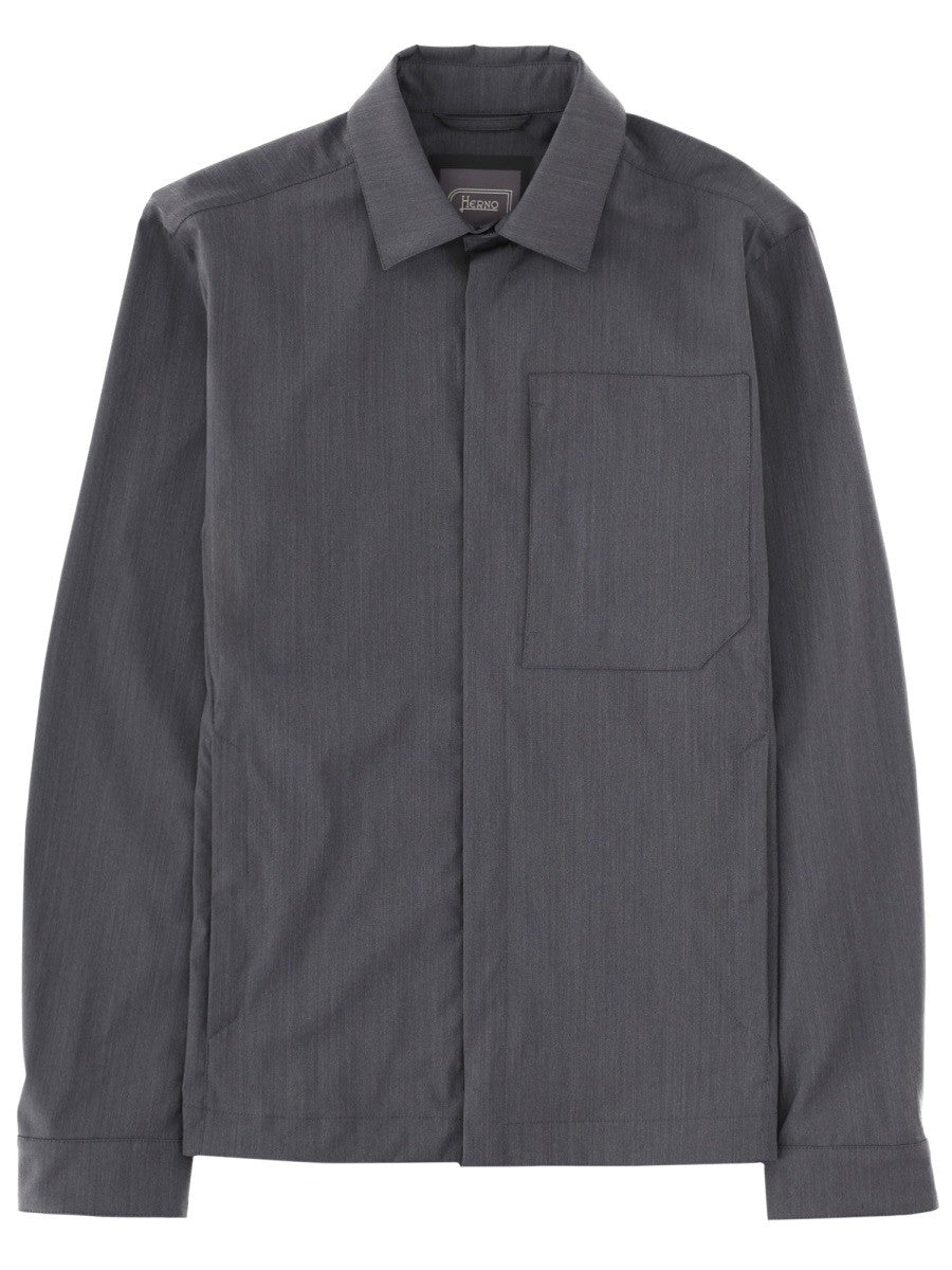 OVERSHIRT IN MISTO LANA