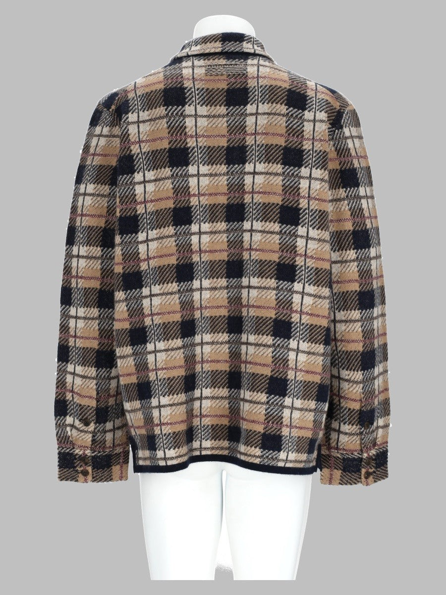 Overshirt "Plaid Work" In Cashmere