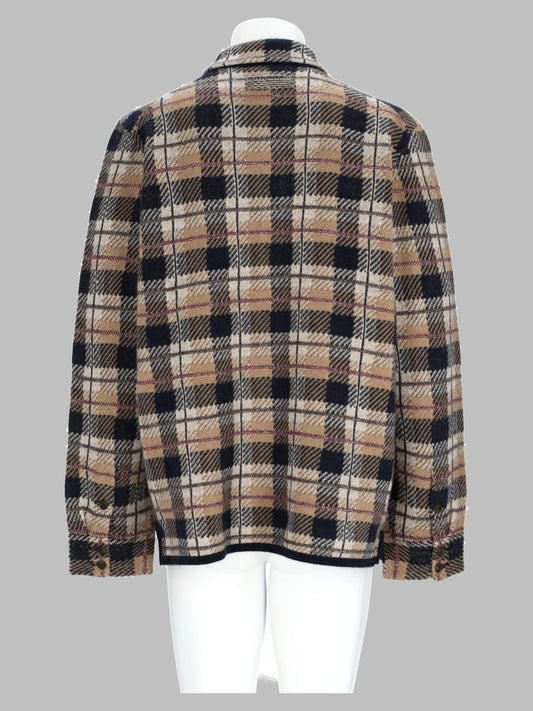 Overshirt "Plaid Work" In Cashmere