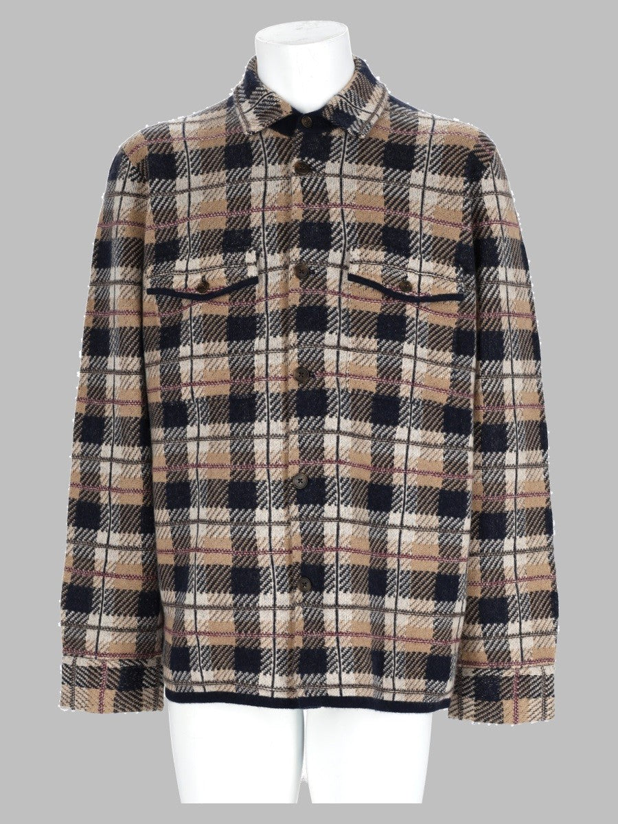 Overshirt "Plaid Work" In Cashmere