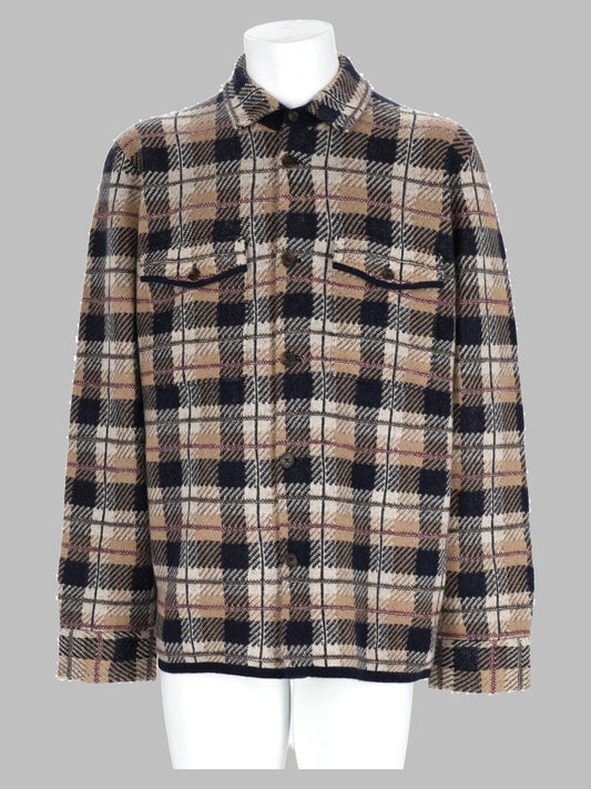 Overshirt "Plaid Work" In Cashmere