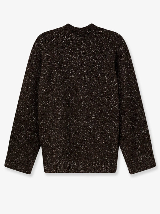 Oversize sweater in virgin wool blend