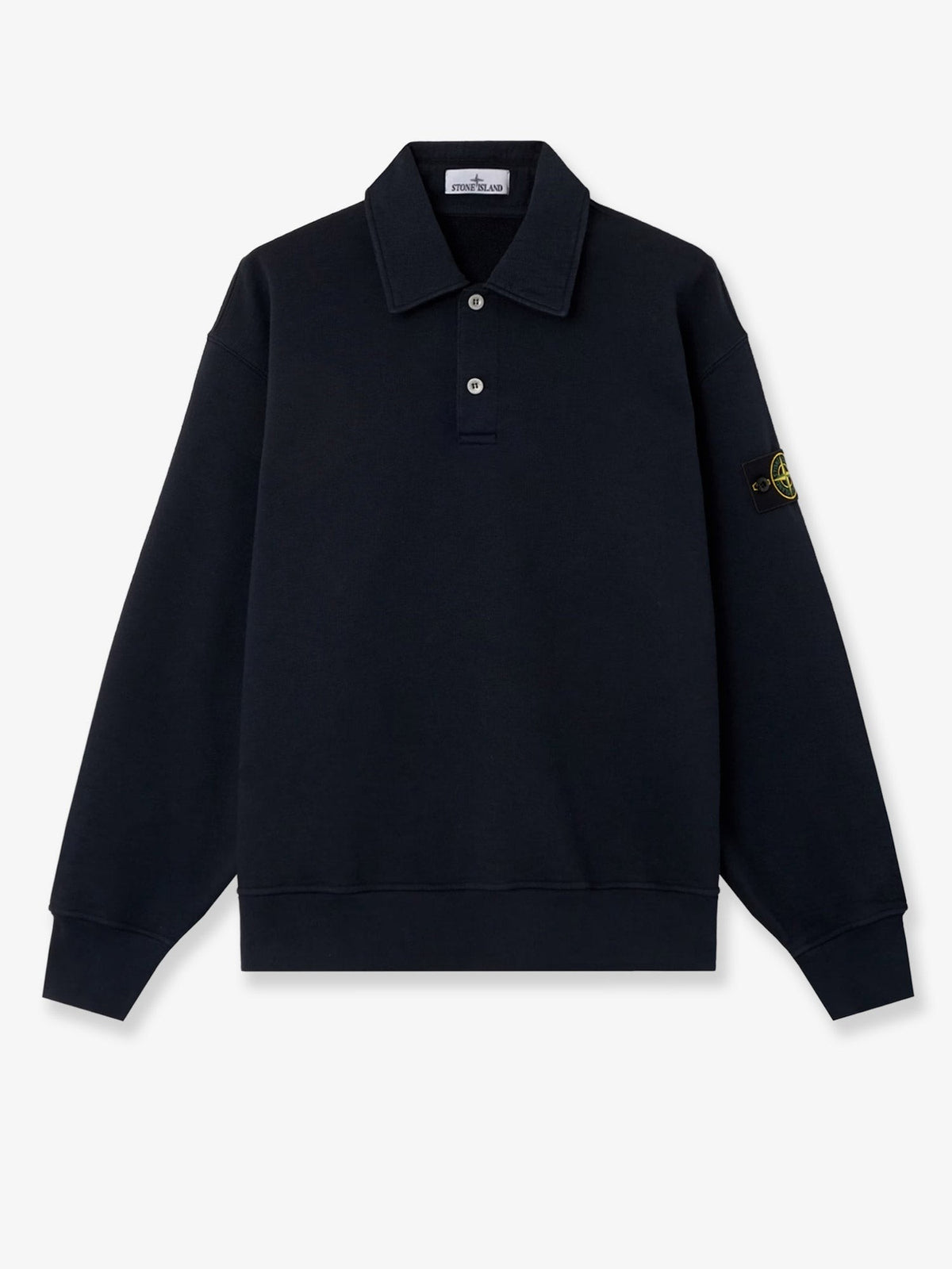Oversized cotton polo shirt