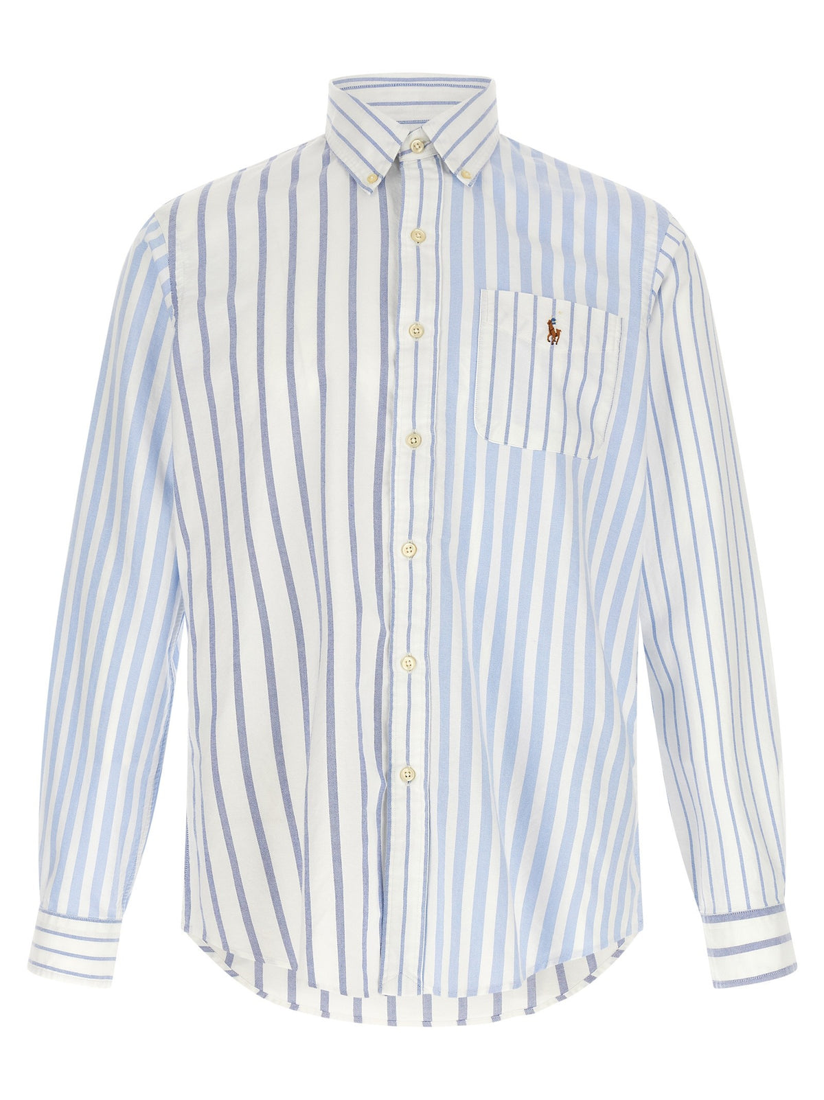 Oxford patchwork shirt