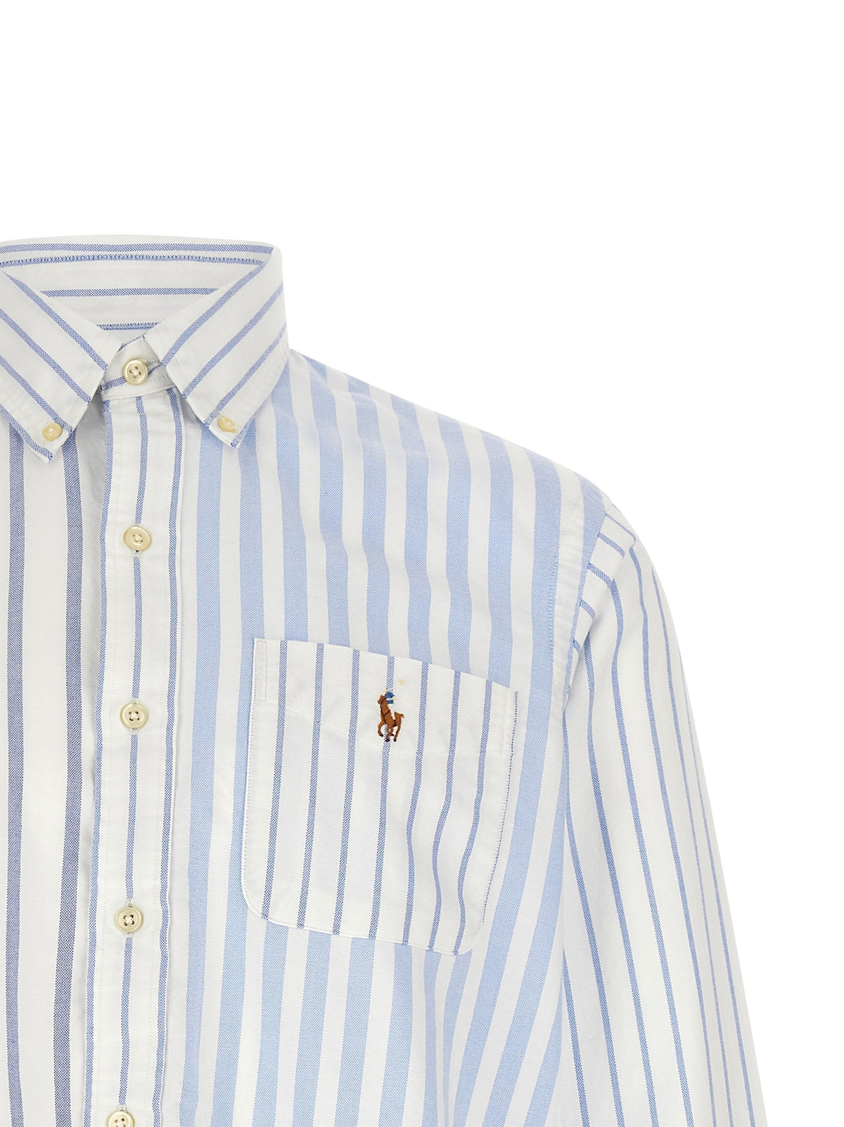 Oxford patchwork shirt