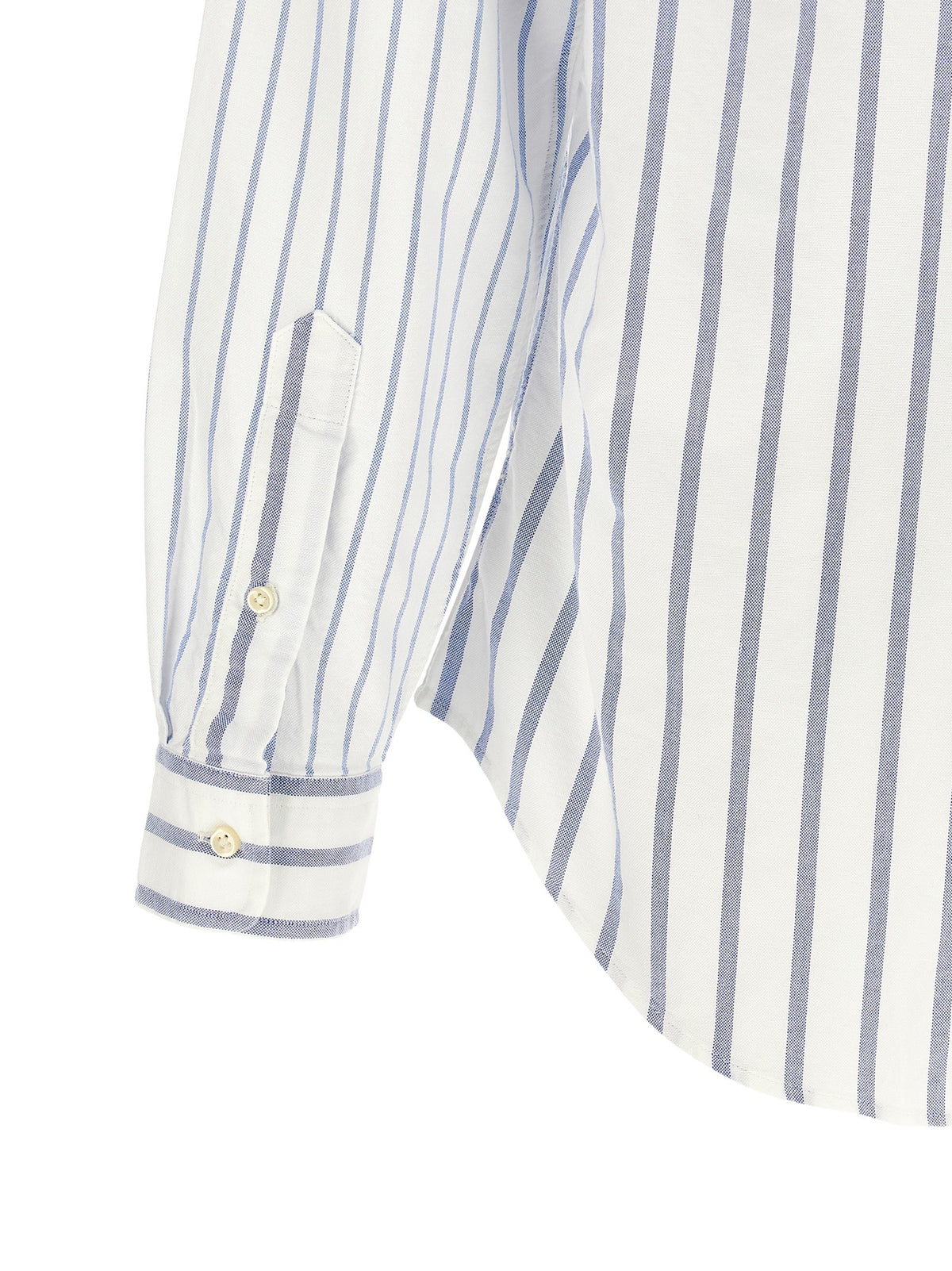 Oxford patchwork shirt