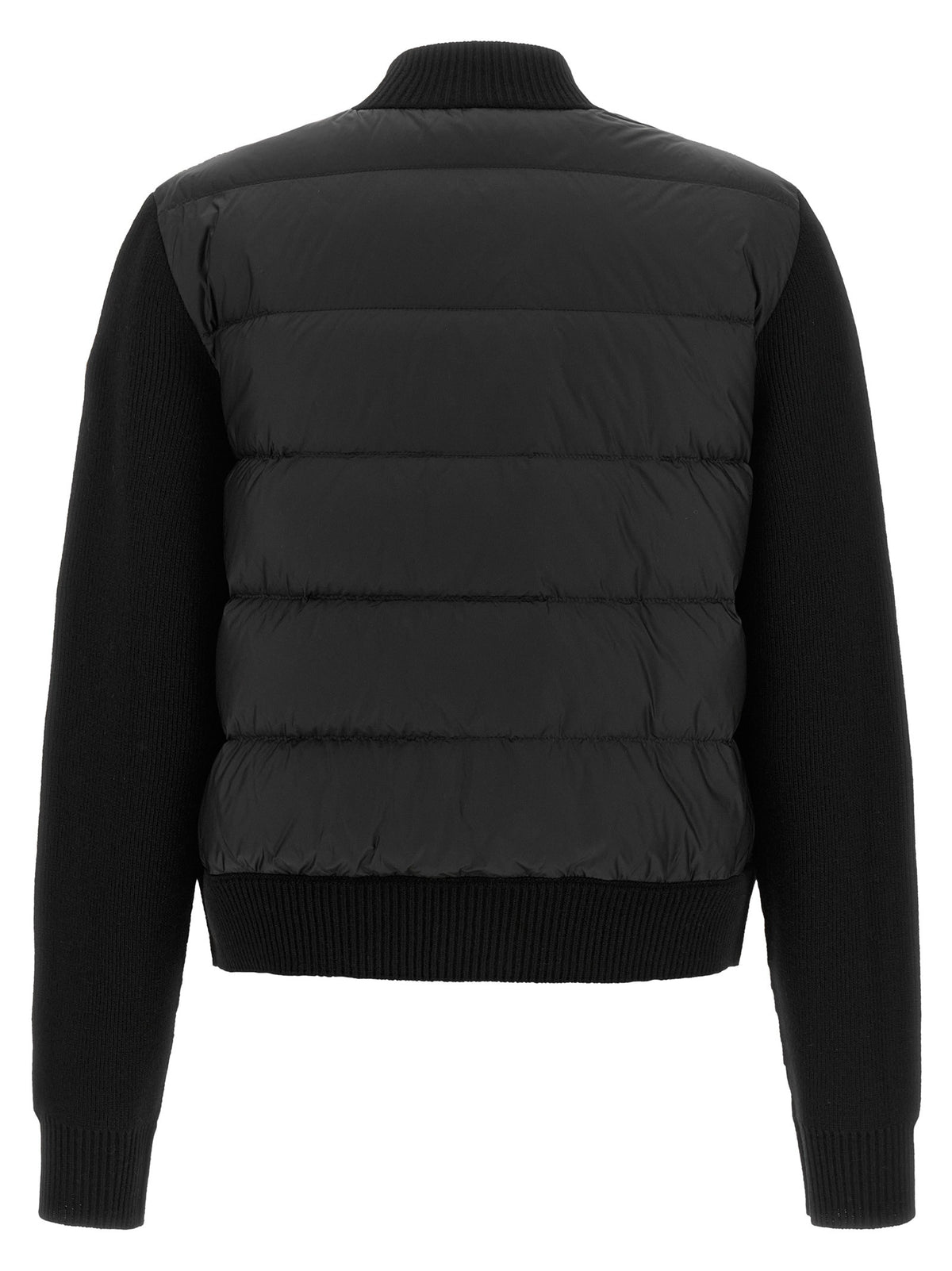 Padded back cardigan