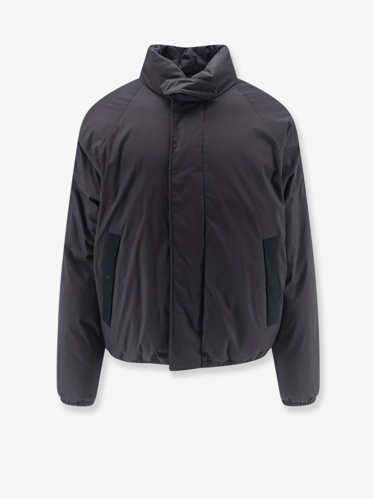 Padded cotton and nylon jacket