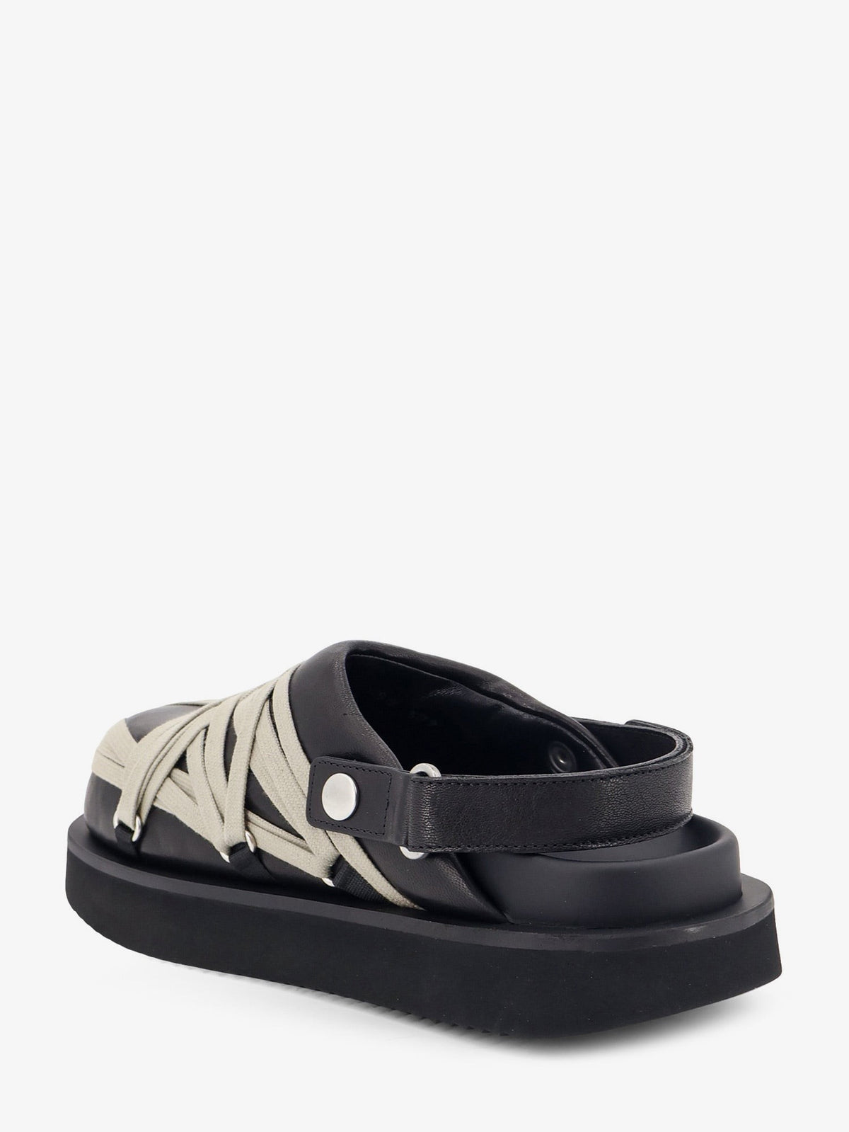 Padded Megalace Platform leather sandals
