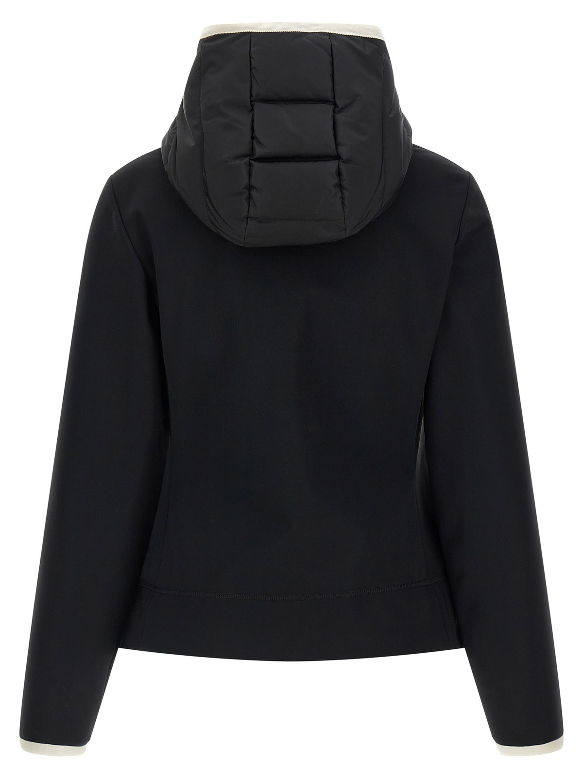 'Padded Zip-Up' cardigan