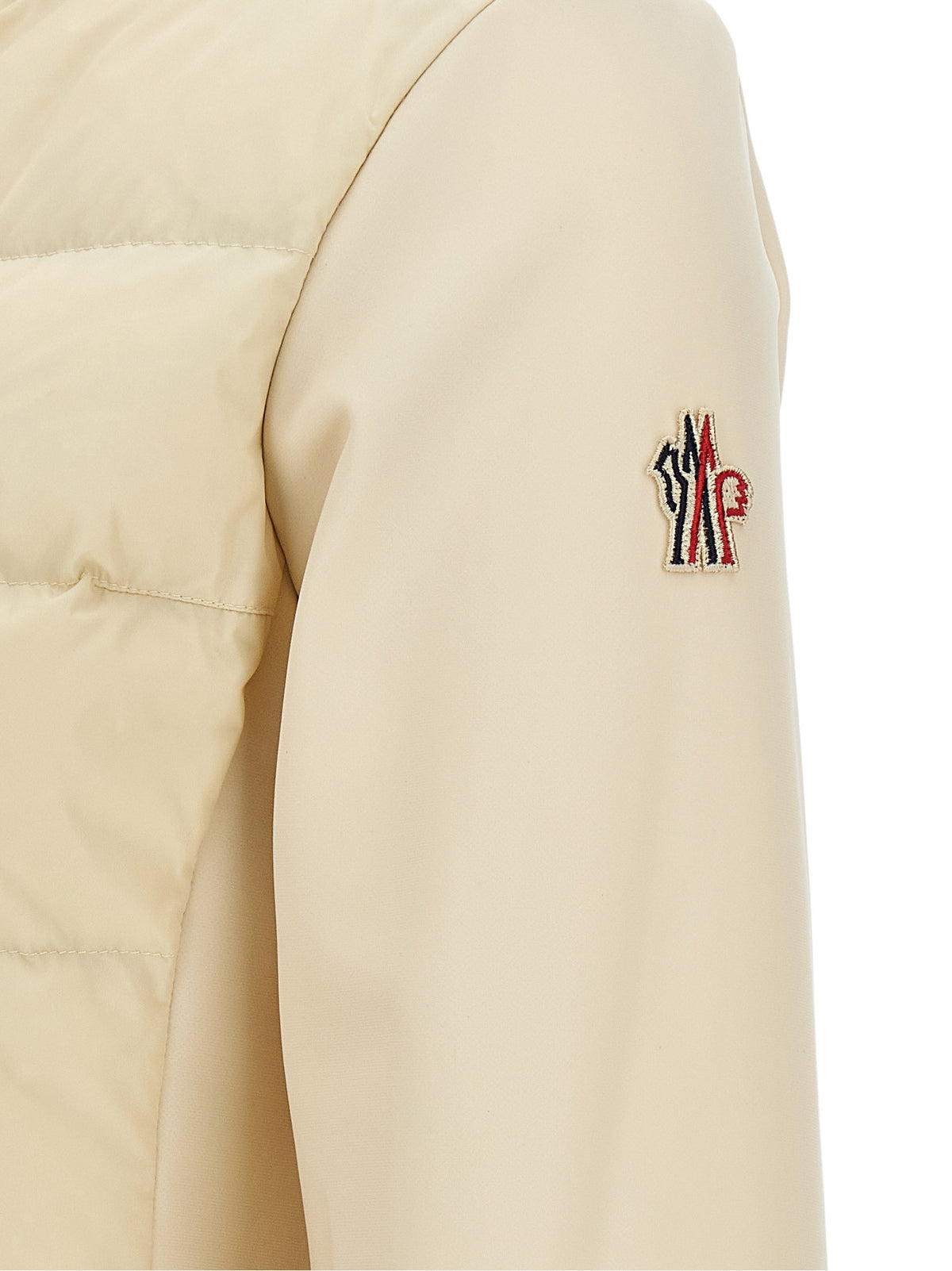 'Padded Zip-Up' cardigan