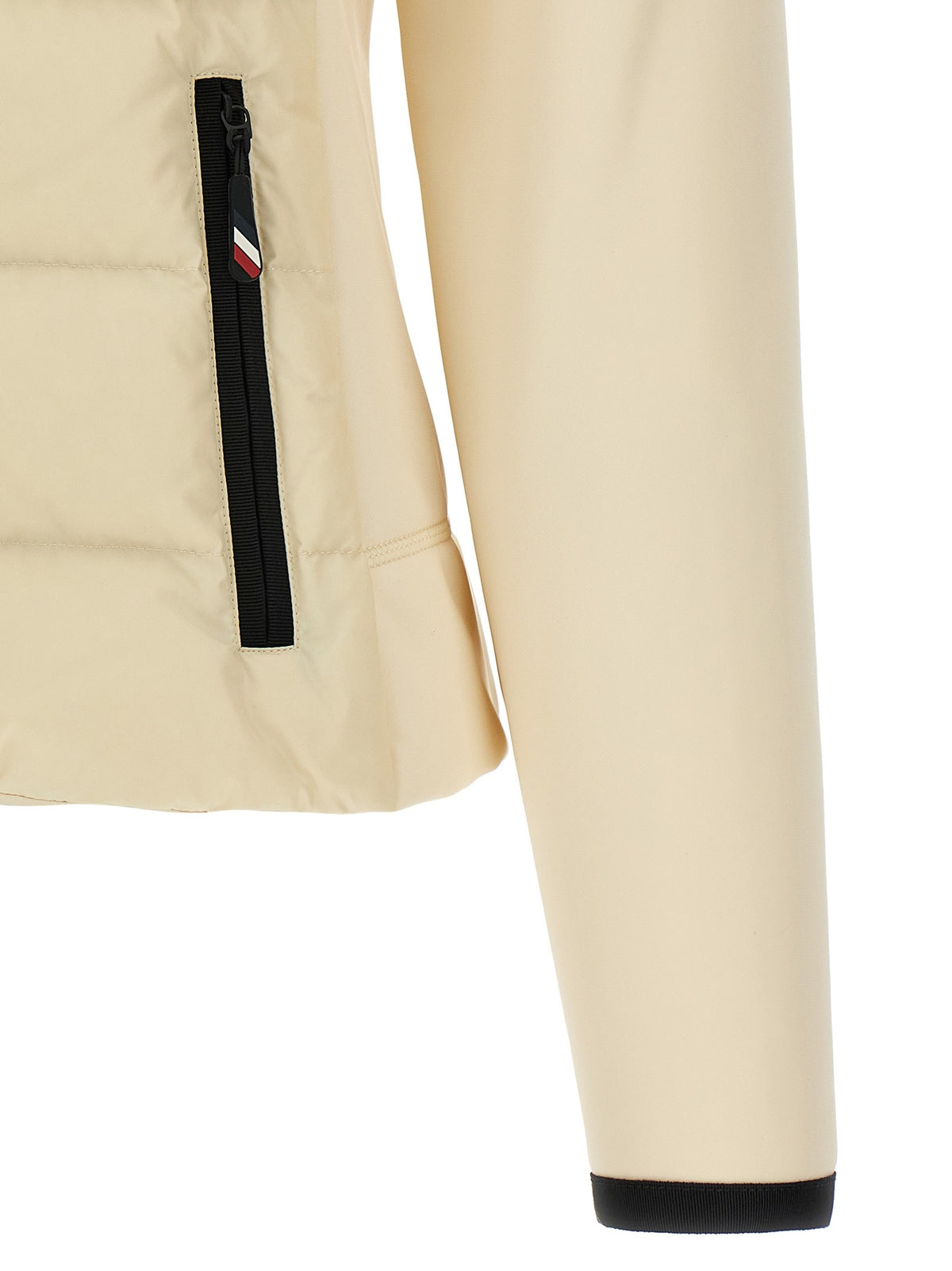 'Padded Zip-Up' cardigan