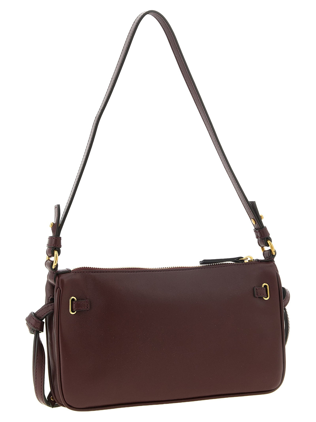 'Paddington Sling' burgundy mini clutch
