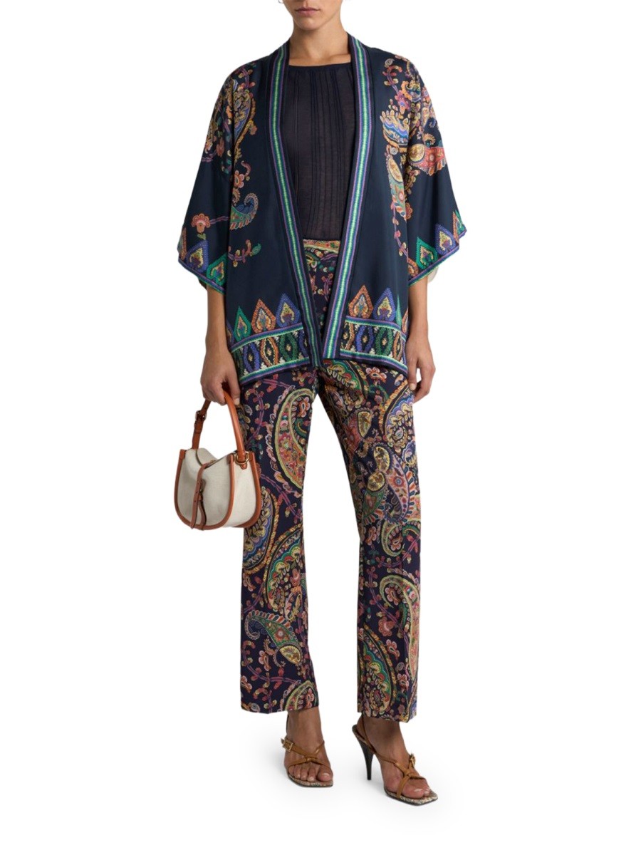 PAISLEY FOLIAGE "BOOTCUT" PANTS