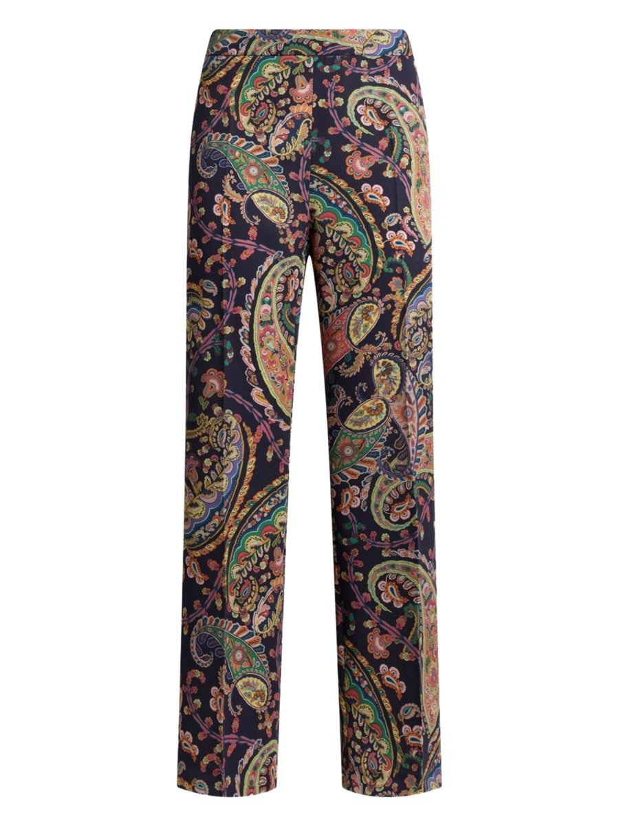PAISLEY FOLIAGE "BOOTCUT" PANTS