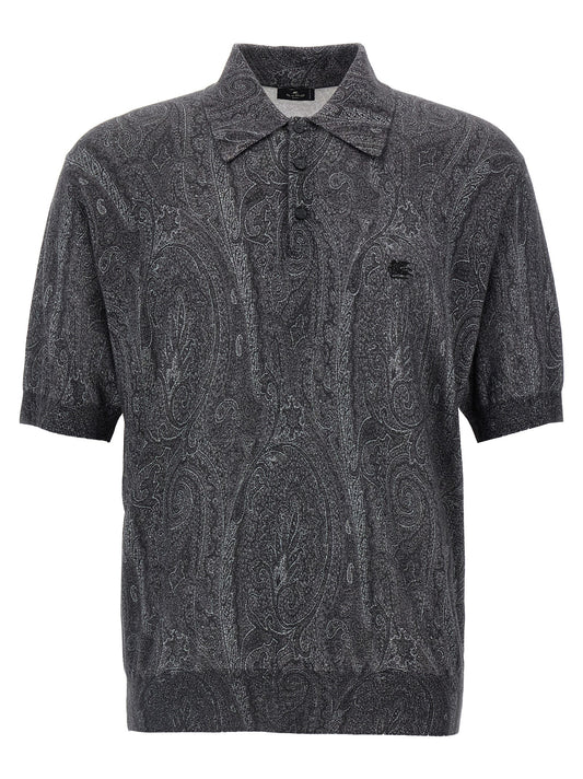 'Paisley' polo shirt