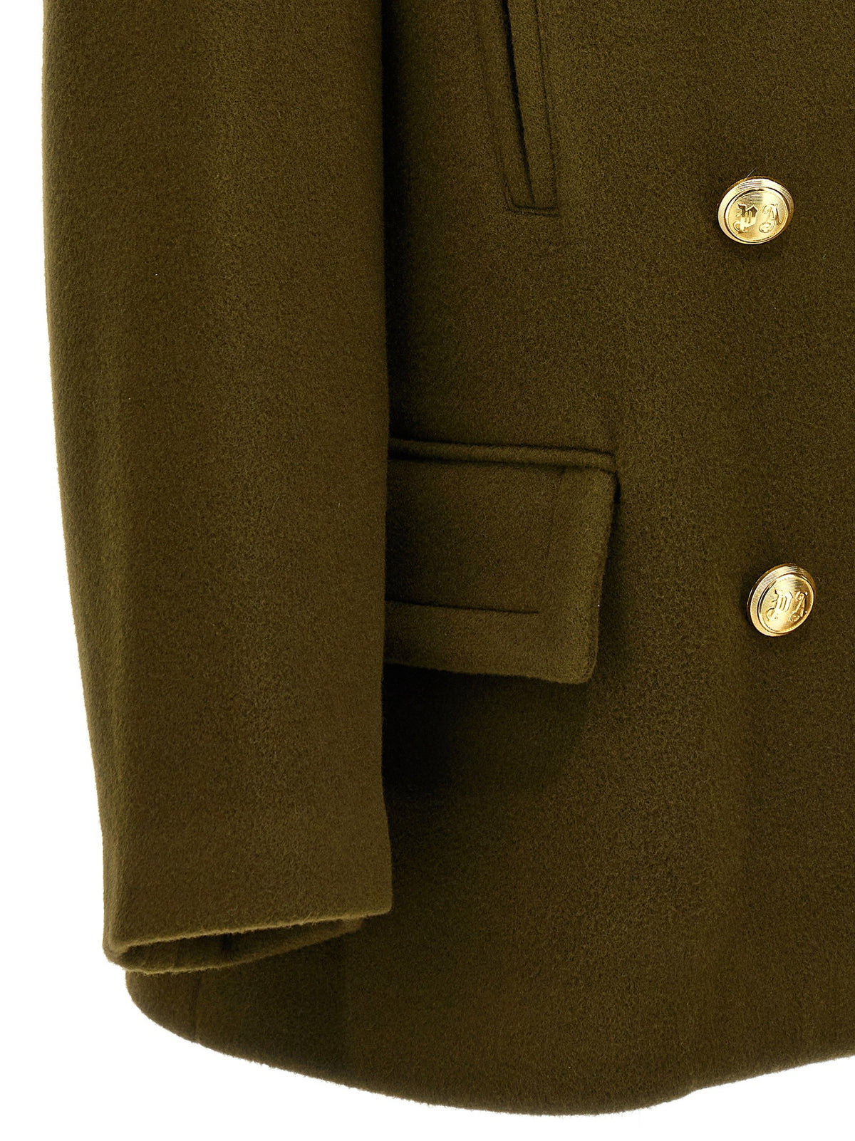 Palm embroidery coat