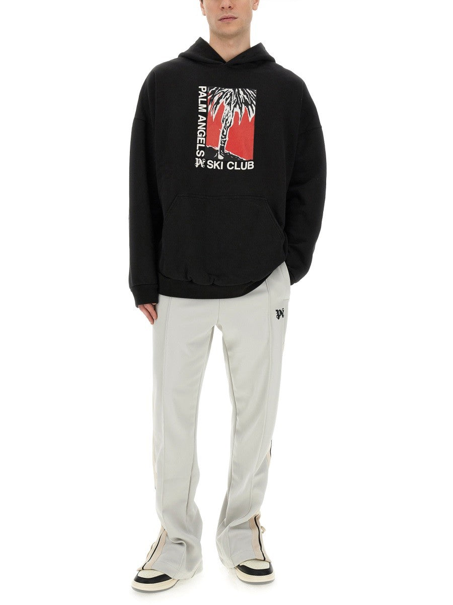 PALM SKI CLUB PRINT SWEATSHIRT