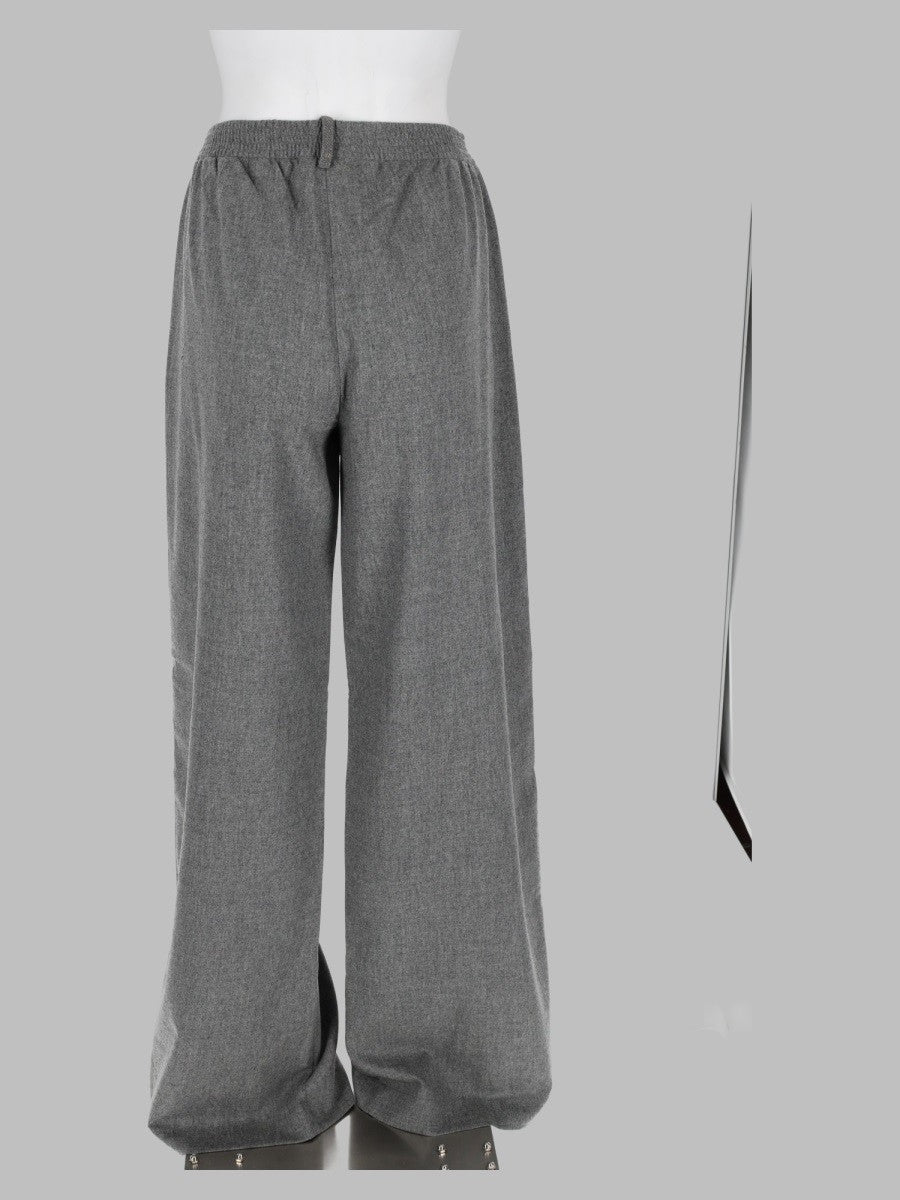 Pantalone Ampio In Lana