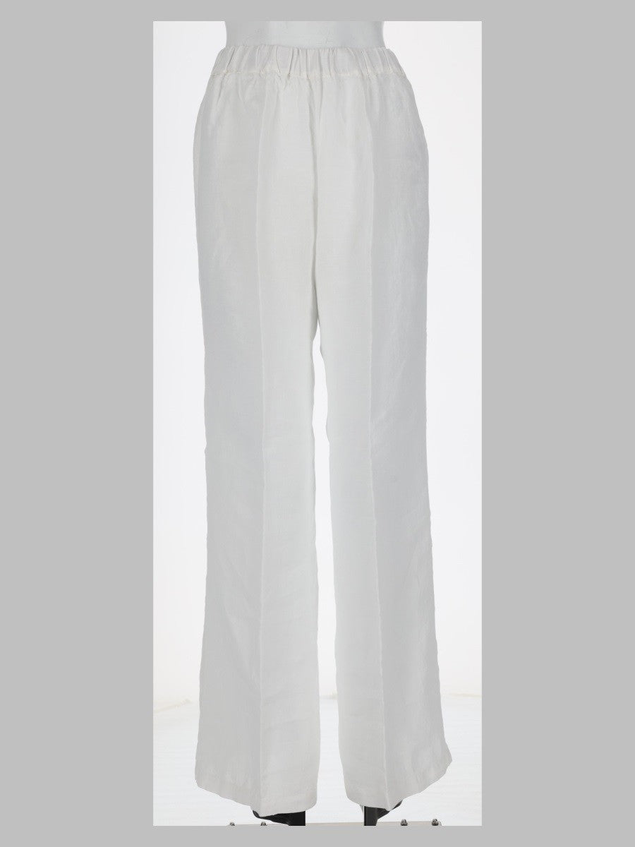 pantalone ampio in lino