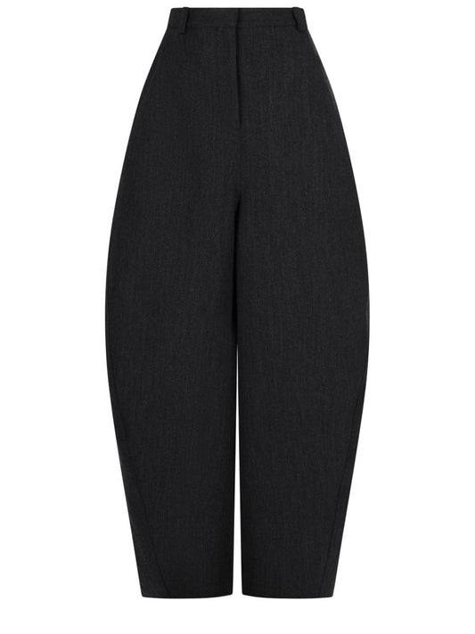 Pantalone Barrel In Lana