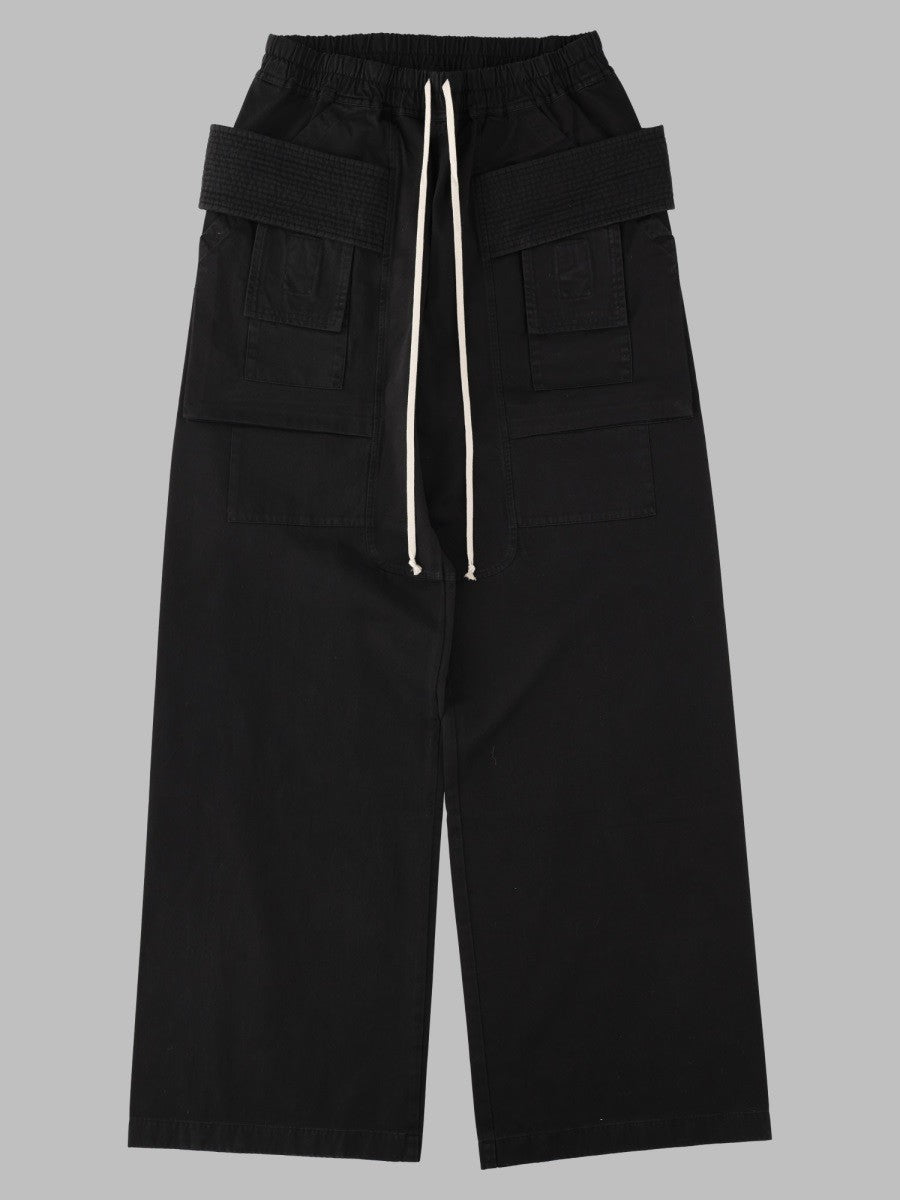 Pantalone Cargo in Felpa di Cotone
