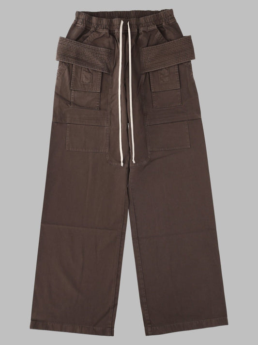 Pantalone Cargo in Felpa di Cotone