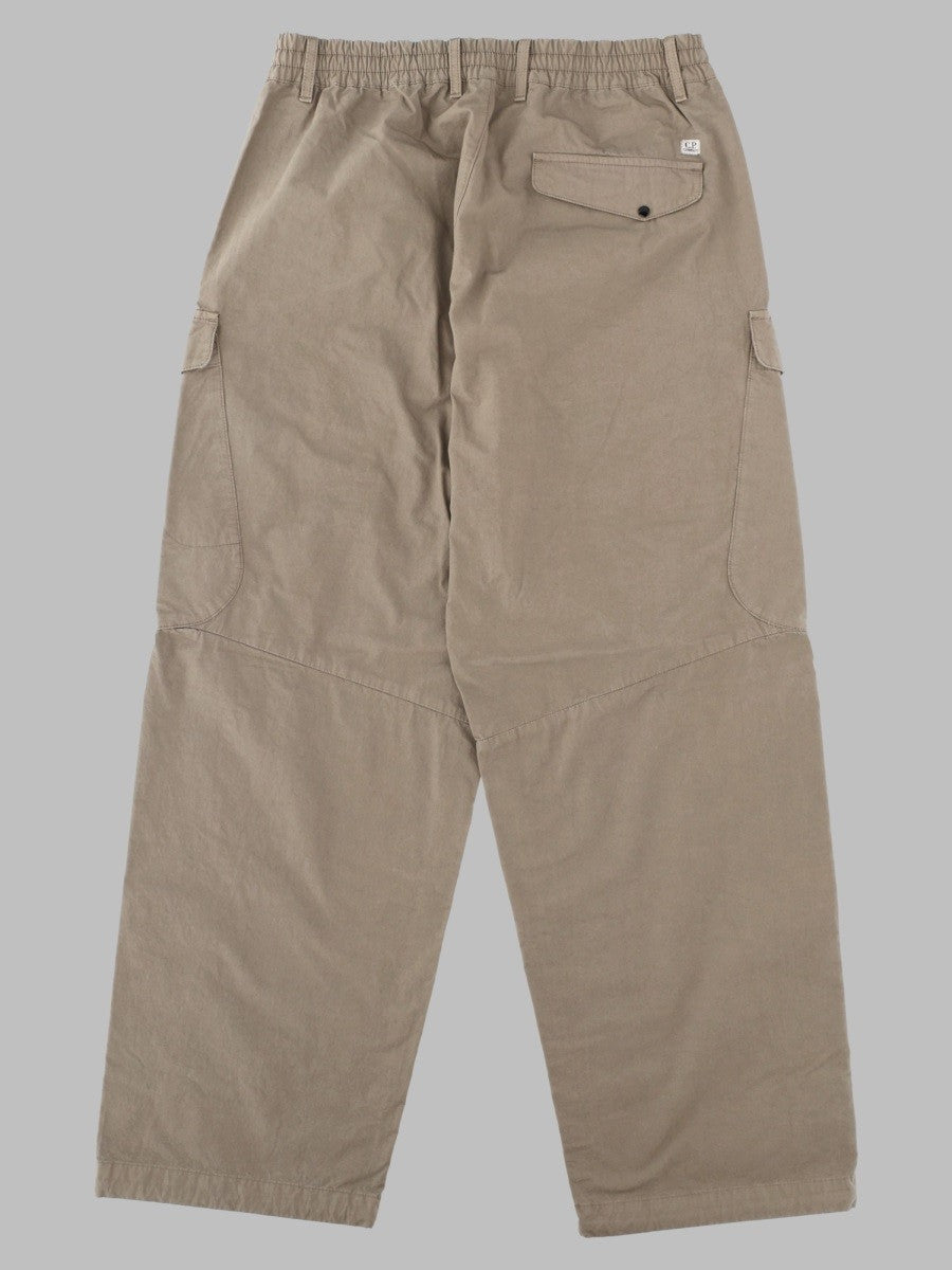 Pantalone Cargo in Raso di Cotone Stretch