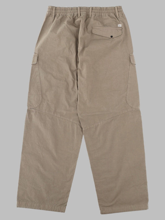 Pantalone Cargo in Raso di Cotone Stretch