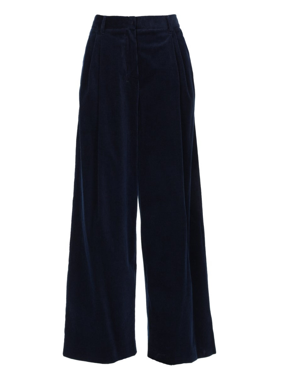 Pantalone "Corona" In Velluto A Coste
