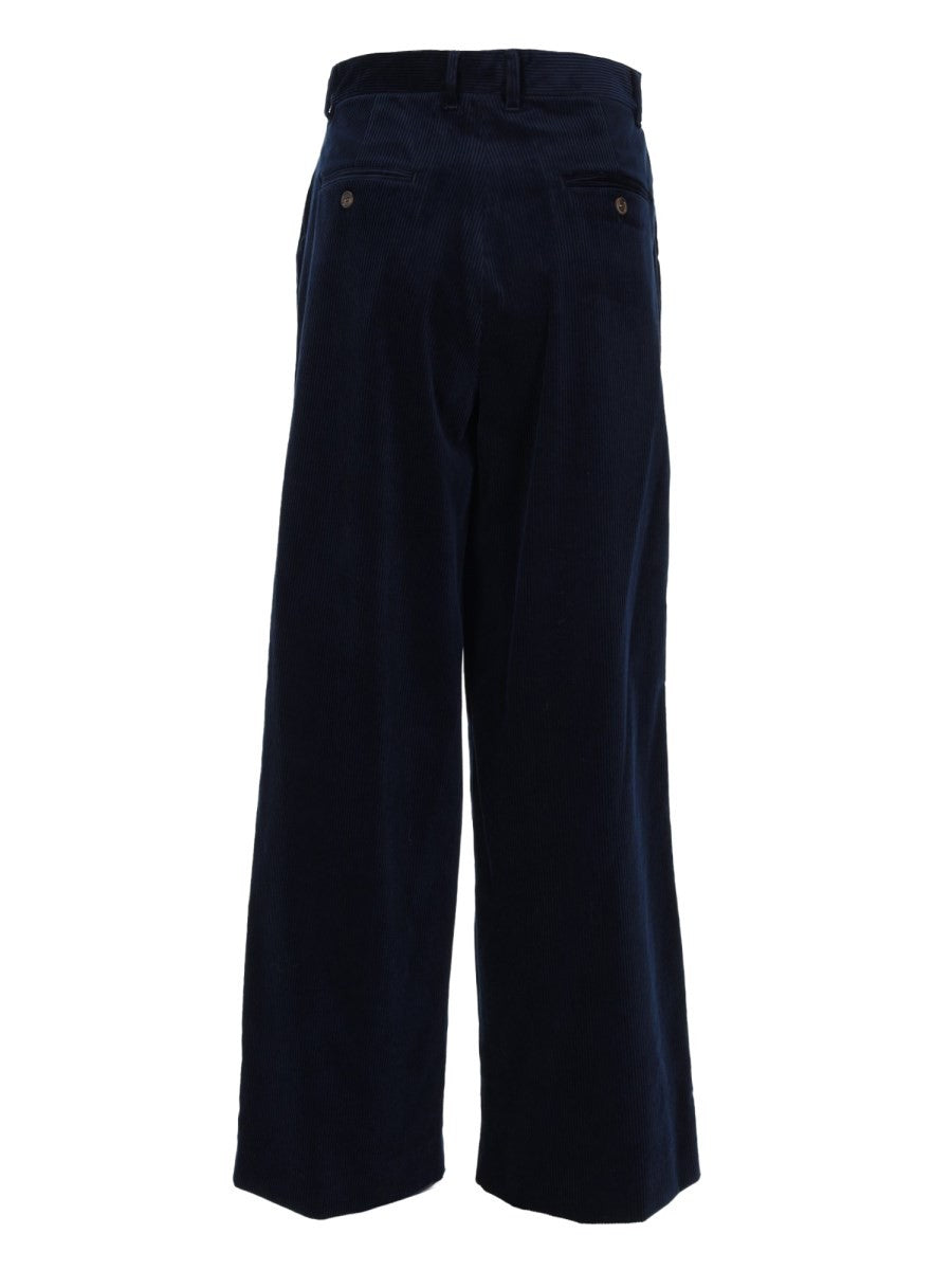 Pantalone "Corona" In Velluto A Coste