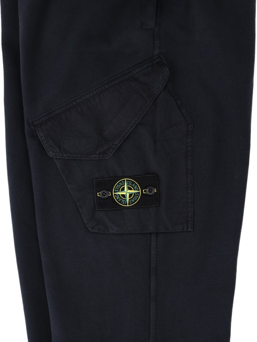Pantalone In Felpa Di Cotone