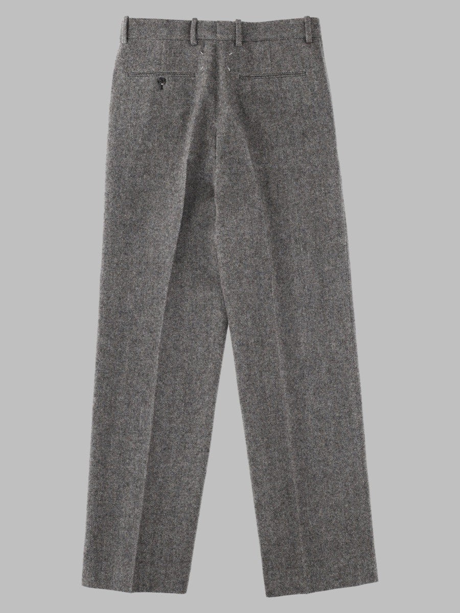 Pantalone in Lana a Spina di Pesce