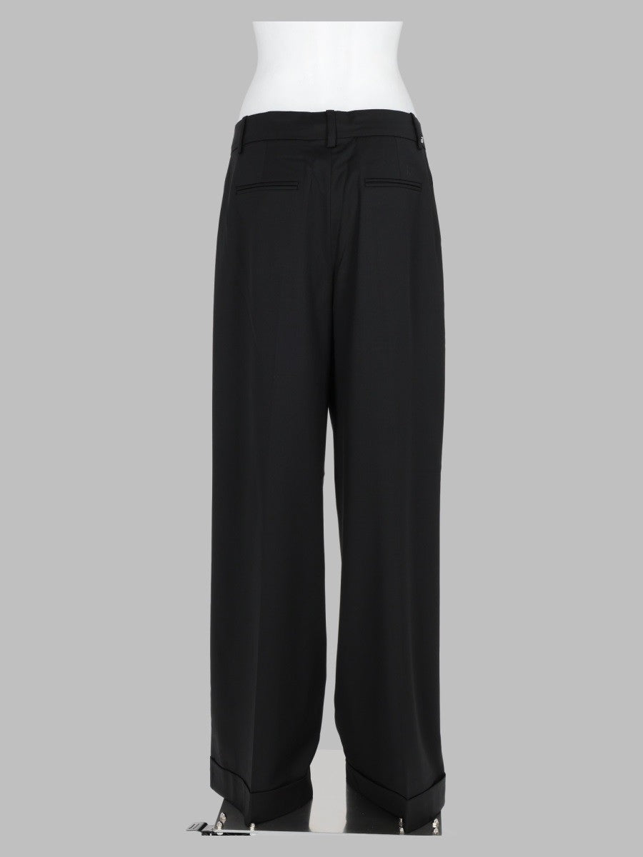 Pantalone in Lana Calandrata