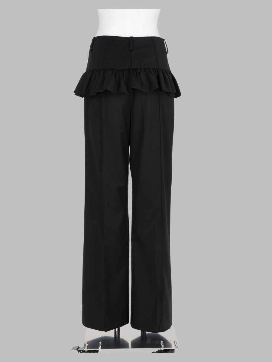 Pantalone in Lana Calandrata