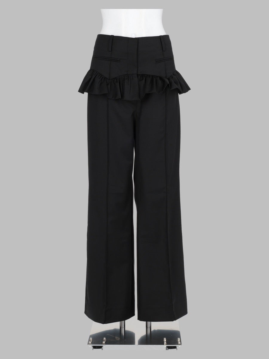 Pantalone in Lana Calandrata