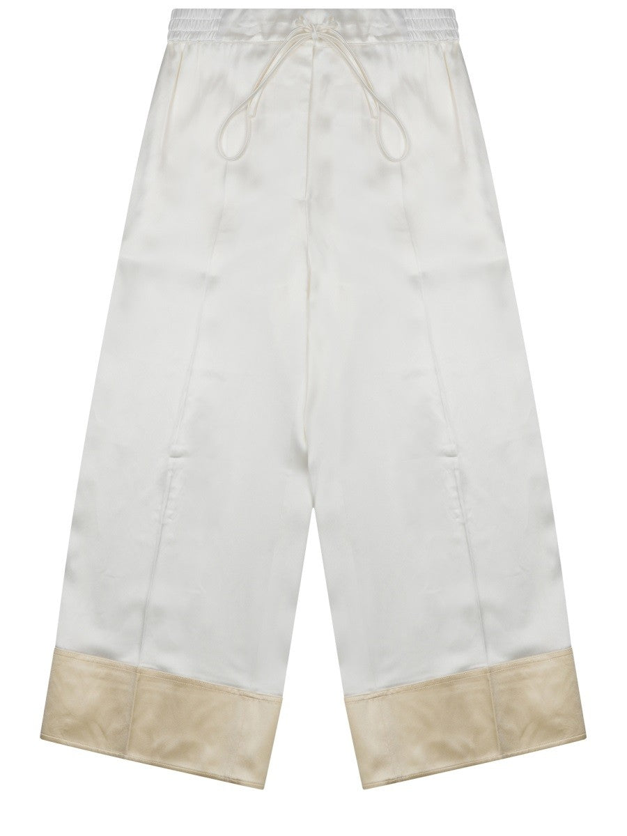 PANTALONE IN RASO CON COULISSE