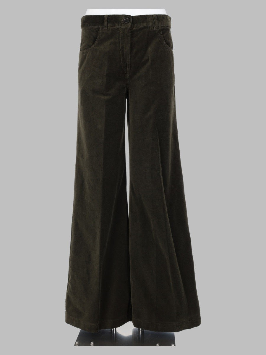 pantalone in velluto di cotone