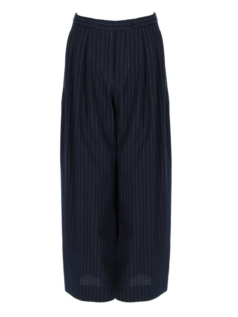 Pantalone "Ordine" In Lana Gessata
