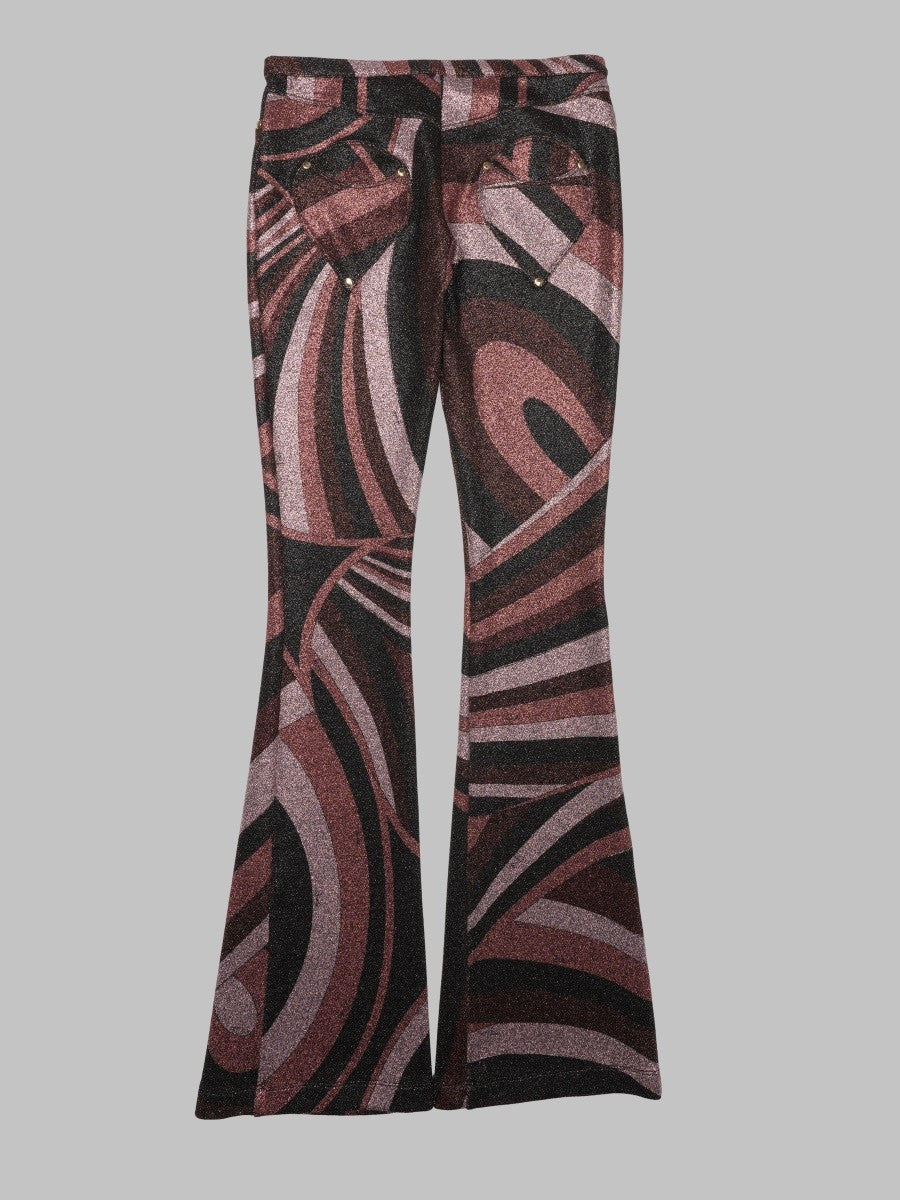 Pantalone Skinny con Stampa "Iride"